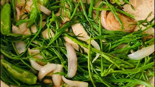 Hamuk (climbing wattle leaf)🍃 How to Cook Simple & Easy🙌#tripurimomkitchen #food #cooking 