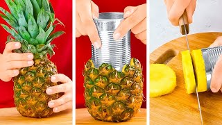 Fast Way To Cut And Peel Fruit And Veggies || Lesson From Granny