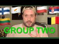 Eurovision 2020 - Group 2!  Finland, Cyprus, Poland, Serbia, Lithuania, and Belgium!