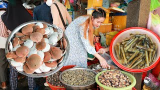 Scallop seafood shake, Beef grill yummy, Razor clam sour soup - Cook and eat - Cooking With Sros