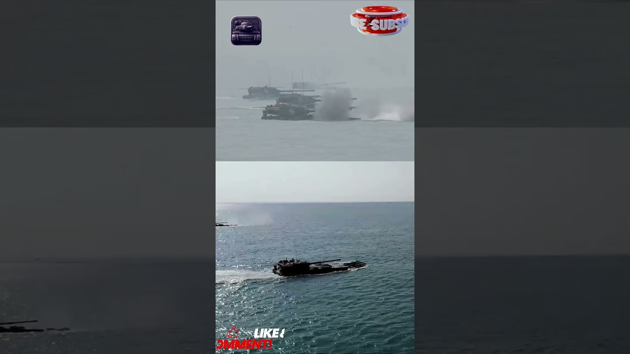 Amphibious Assault: Tanks Unleashed at Sea! 