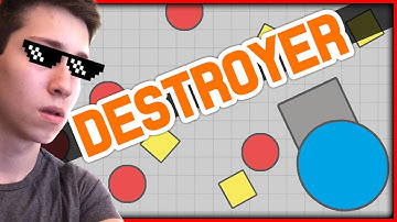 DIEP.IO MAX DESTROYER OP! - BEST TANK!