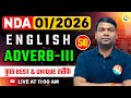 Adverbs-3 | NDA English Classes 2026 | English Classes for NDA 2026  | NDA
