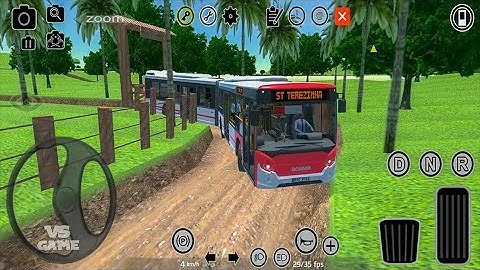 Articulated Scania Citywide Driving on Narrow Muddy Roads - Proton Bus Simulator