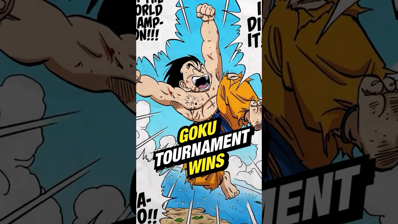 EVERY Goku Tournament Win in Dragon Ball #dbz #dragonball #goku