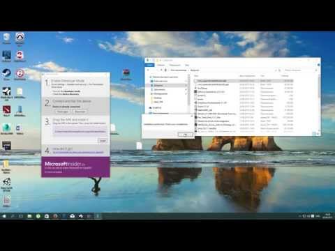 Устанавливаем Android приложения на Windows Mobile 10 (b10512)