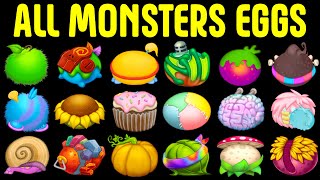 Monsters Eggs: All Common | My Singing Monsters