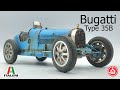 Italeri 1/12 Bugatti Type 35B - Model car kit build.