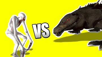 SCP-682 VS SCP-096 & Multiple SCP-096 In a Tornado [GMOD]