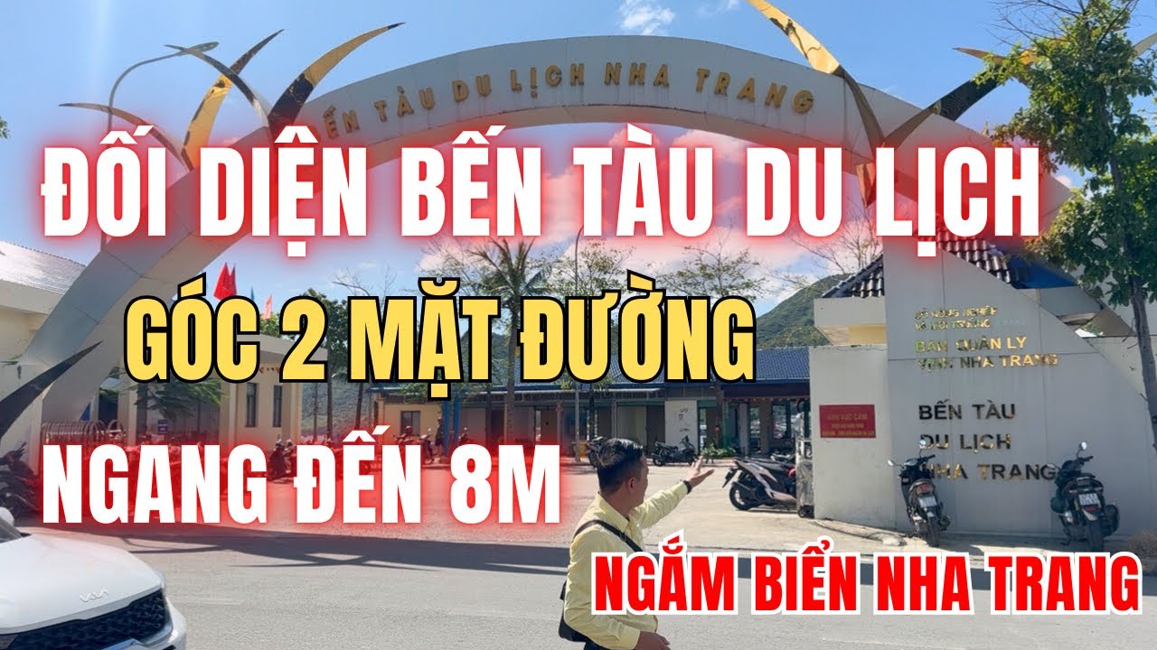 💥Vị trí quá đẹp đối diện bến tàu du lịch Biển của Nha Trang, bề ngang 8m NGẮM BIỂN | Nhà Nha Trang 
