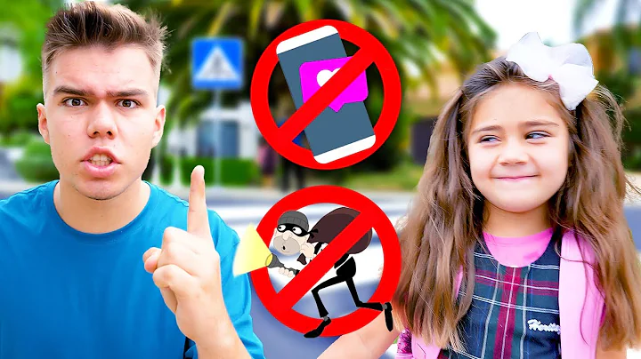 Artem teaches Mia responsibility and independence. Safety rules for children