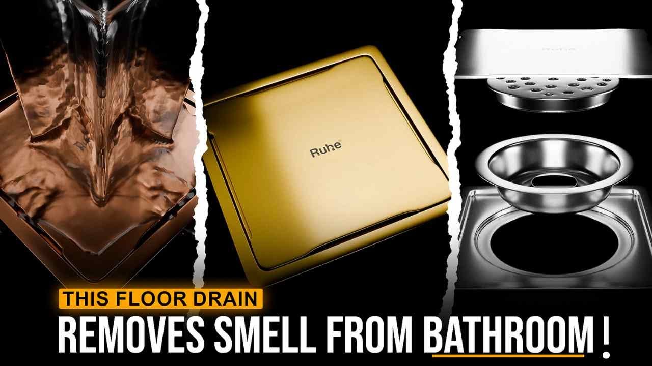 Diamond Square Cut Floor Drain | Bathroom Jali |Bathroom Decor |Ruhe