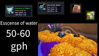 SOD: Esscense of water farm spot 50-60 gold per hour in Season of Discovery