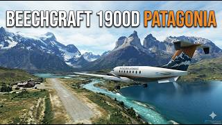 Beechcraft 1900D Patagonia Flight Ushuaia to Rio Grande Scenic Start Up and Landing | FGFS 2024
