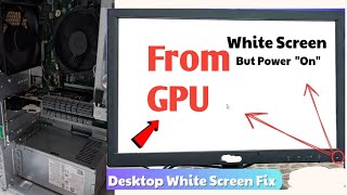 How To Fix Desktop White Screen Problem 2024 | Monitor White Screen Windows 11