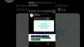 Famous PET SIMULATOR X BIG NEWS! #shorts #roblox Net Worth