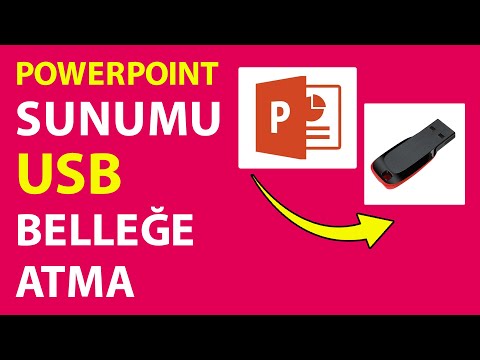 Video: Powerpoint'i flash sürücüye nasıl dönüştürebilirim?