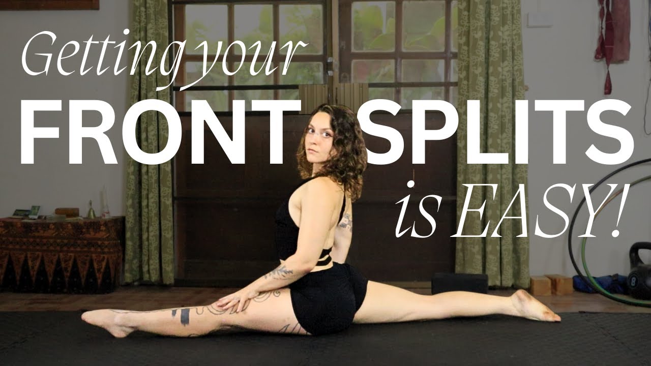 How to Get Your Front Splits Fast | 15 Minute Front Split Routine ...