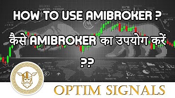 How to Use Amibroker Short video Buy Sell Signal Software For NSE & Commodity