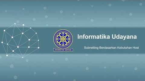 Subnetting Jaringan Berdasarkan Kebutuhan Host | Cisco Packet tracer