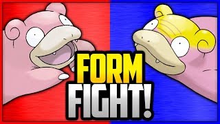 Slowpoke vs Galarian Slowpoke | Pokemon Form Fight (Sword & Shield) [4K]