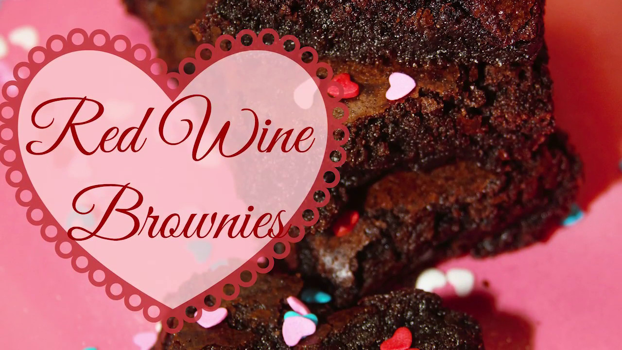 Red Wine Brownies