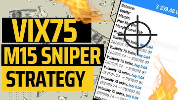 Best VIX 75 Scalping 15M SNIPER STRATEGY (2022) Volatility 75 Index