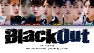 CRAVITY (크래비티) - 'Blackout' Lyrics (Color Coded_Han_Rom_Eng) chords