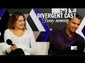  divergent cast ll funny moments