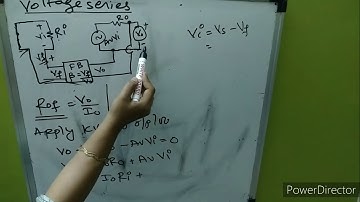 Feedback Amplifier -  part 4 (Voltage Series Negative Feedback)