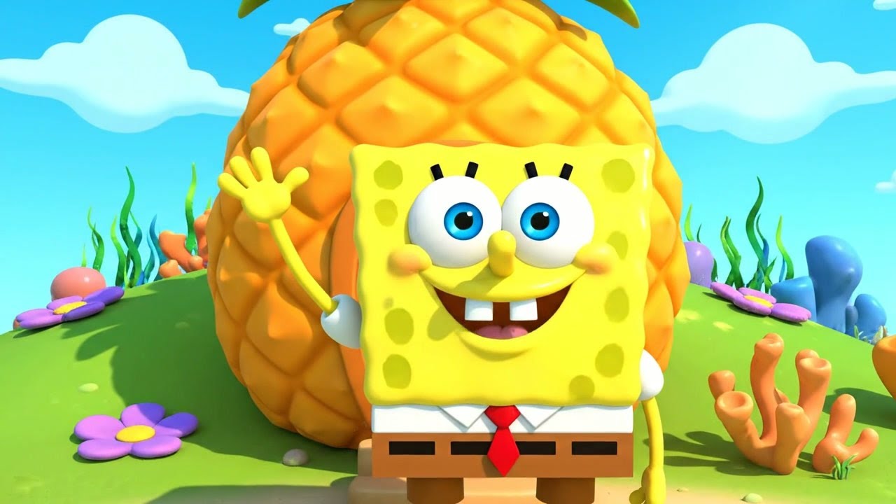La piña de Bob Esponja rodó colina abajo | Canción Divertida para Niños ...