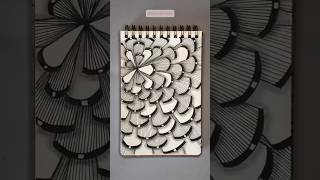 3D Zen Doodle Tutorial Zentangle Art #art #drawing #inspiration #zentangle #doodle #shorts