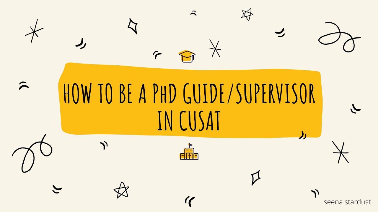 cusat phd guide list