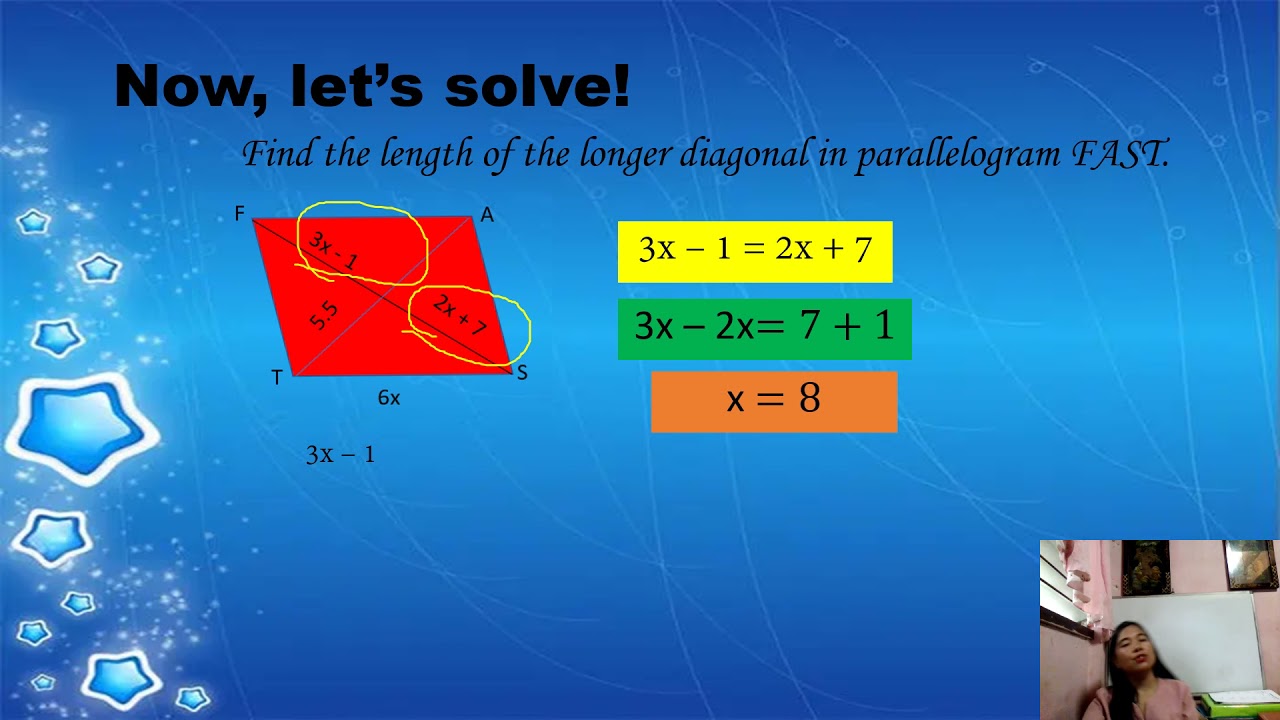 Module 5. Quadrilaterals-(Solving Problems Involving Properties of Parallelograms)