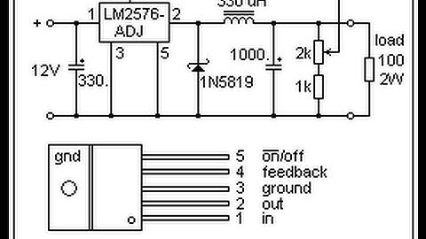 LM2576HV switching voltage regulator (5V, 3A) -مترجم