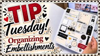 Tip Tuesday! Organizing Embellishments