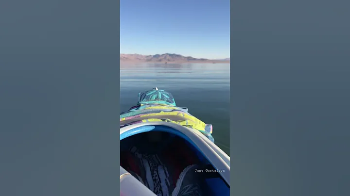 Kayaking at the Pyramid Lake, Nevada. #lake #pyram...