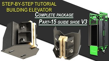 How to build pro elevator cabin. Part 15 Guide shoe V3 #design