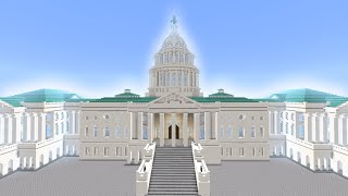 I Built The US Capitol In Minecraft