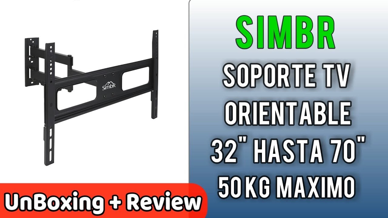 SIMBR Soporte Pared para TV de 32 a 70 Pulgadas Rotatorio y Reclinable