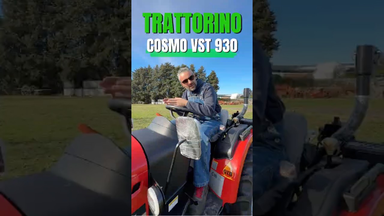 COSMO VST930 #agricolasordi #trattorino