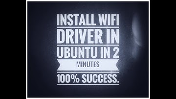 how to install wifi driver in ubuntu | how to install wifi driver in ubuntu 20.04 |no wifi in ubuntu