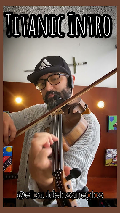 TITANIC Introducción en re mayor #bso #titanic #violin #violinist #iniciacion #tutorial #shorts
