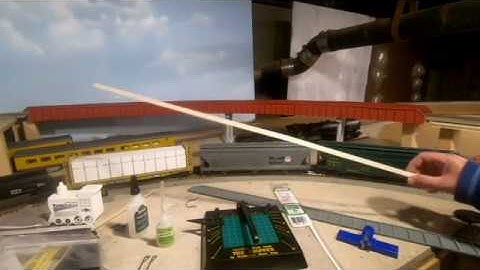 How I Built Custom Model Train O Scale Bridge