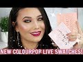 NEW Colourpop Cosmetics LIVE SWATCHES! Ultra Matte Lips | Eye Shadows | Highlighters | Luster Dusts