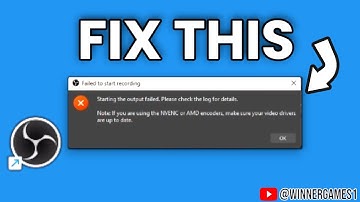 How To Fix OBS Starting The Output Failed Error | 2025 #seo