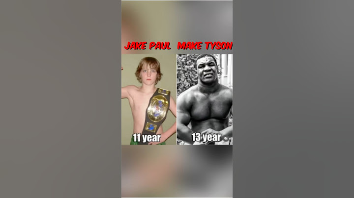 Jake Paul at 15 yers old and Make Tyson at 15 yers old #boxing #miketyson #mma #fighter