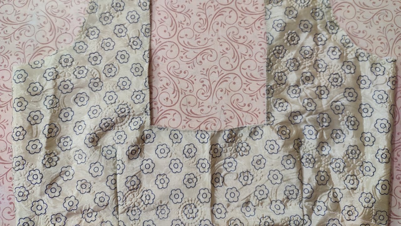 38 साईज बैक पार्ट की सिलाई सादा ब्लाउज || 38 size simple blouse back stitching || Stitching ||