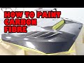 How to Paint a Carbon Fibre Hood