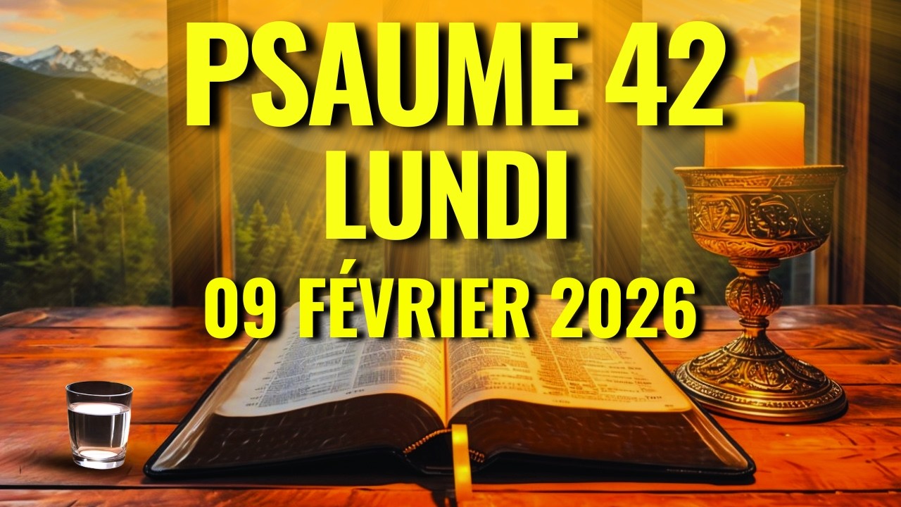 PRIÈRE DU MATIN – Lundi 09 Frévier – Psaume 42 Pour le Délivrance, la Foi et la Direction de Dieu